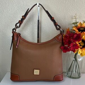Dooney & Bourke pebbled leather Hobo Bag